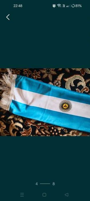 Vând steag - fular Argentina