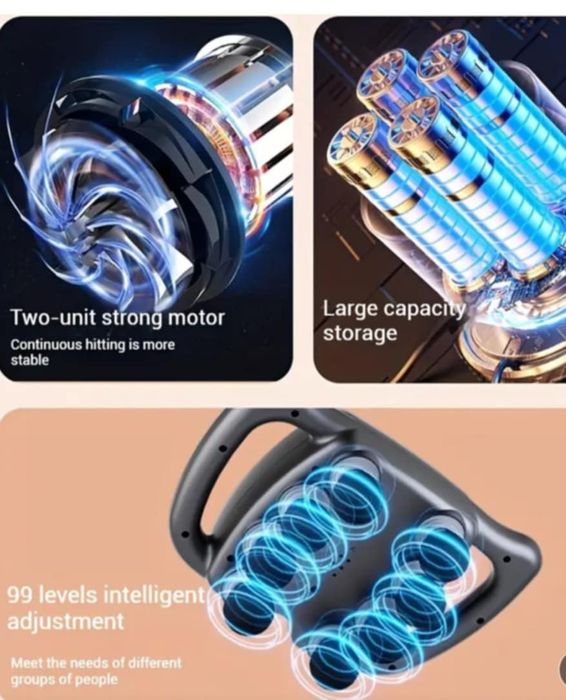 Aparat de masaj cu 8 capete