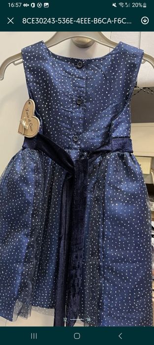 Есенни зимни коледни официални рокли до 4г.