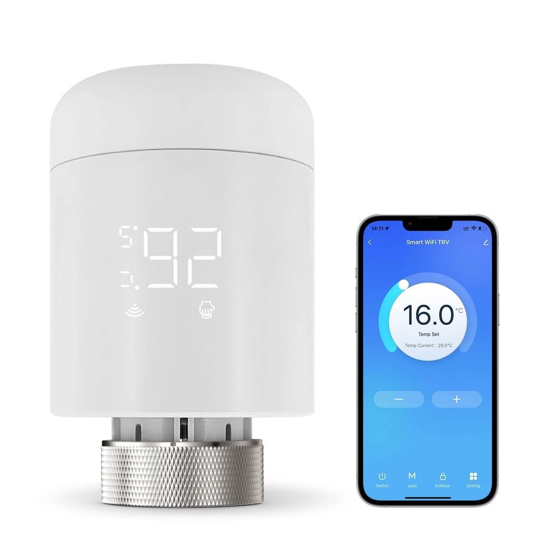 Смарт термостат/термоглава/винтил за радиатори WiFi, Bluethoot