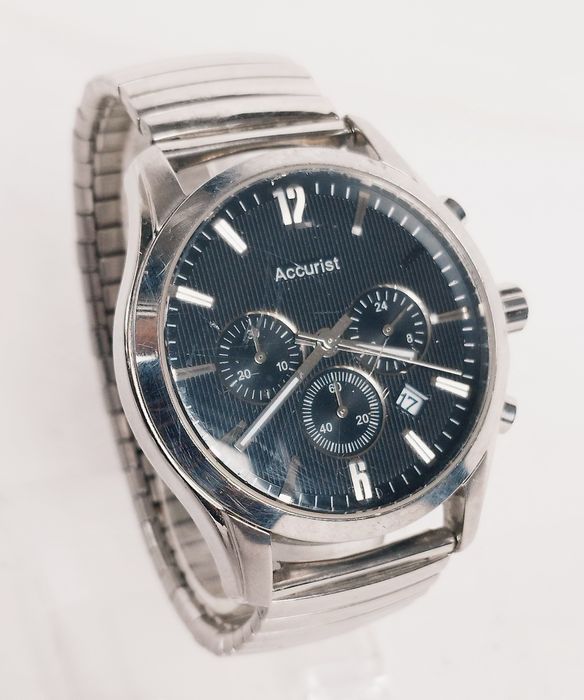 Ceas bărbătesc Accurist cu quartz, cronograf, din oțel inoxidabil