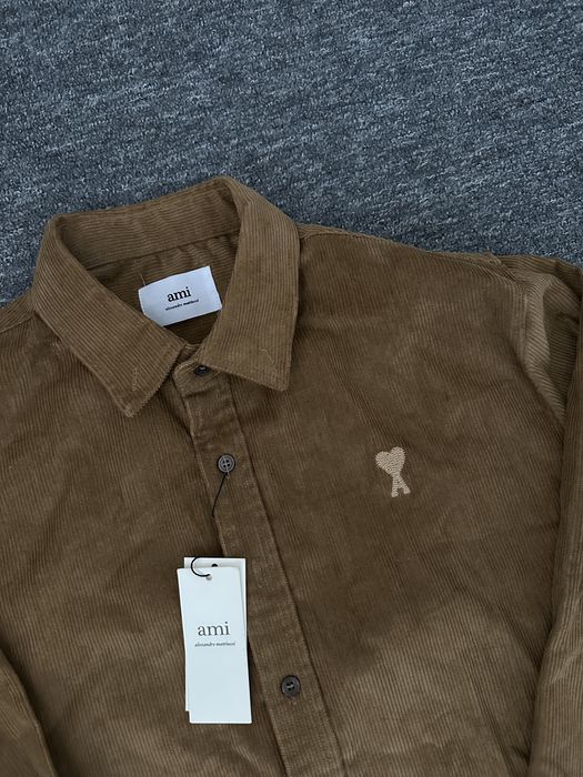 Оригинална Ami Paris Кадифена Риза Нова!