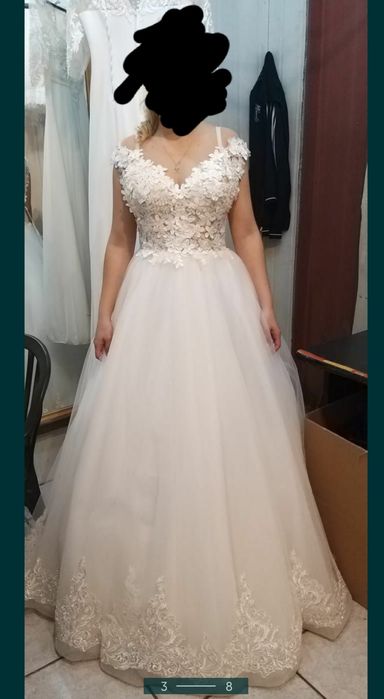 Rochie mireasa corset reglabil