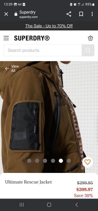Geaca Superdry Ski/Snowboard "Ultimate Rescue"