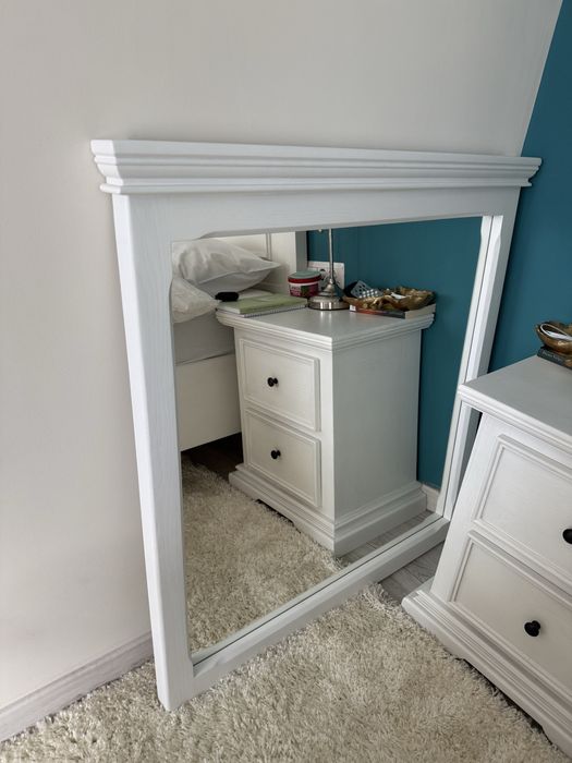 Oglinda - Lemn Masiv - Stejar - 96 cm x 98 cm