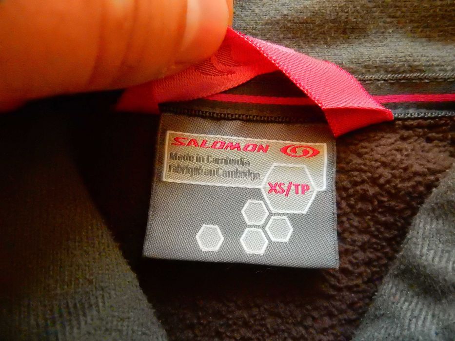 Jacheta Salomon Acti-Lite. Marime XS. Dimensiuni exacte.