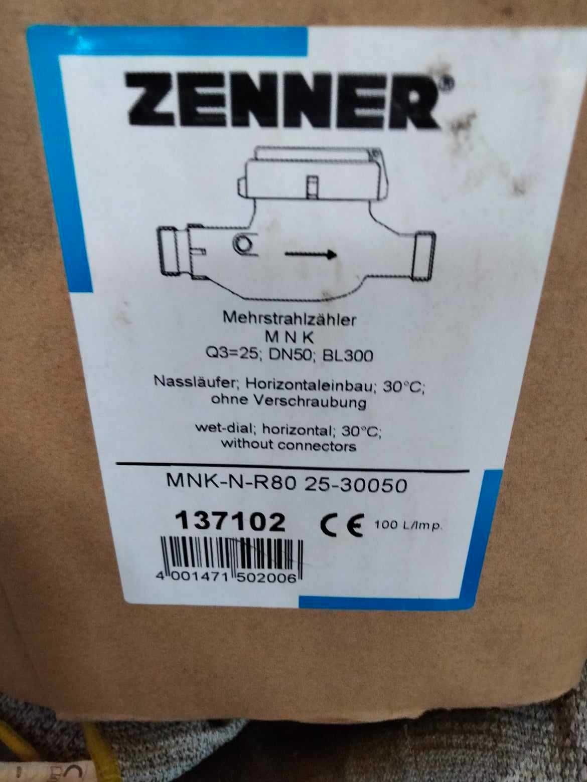 contor apa zenner MNK -N-R-80 2''