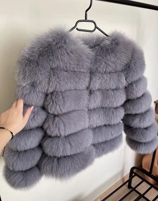 Blana naturala de vulpe S