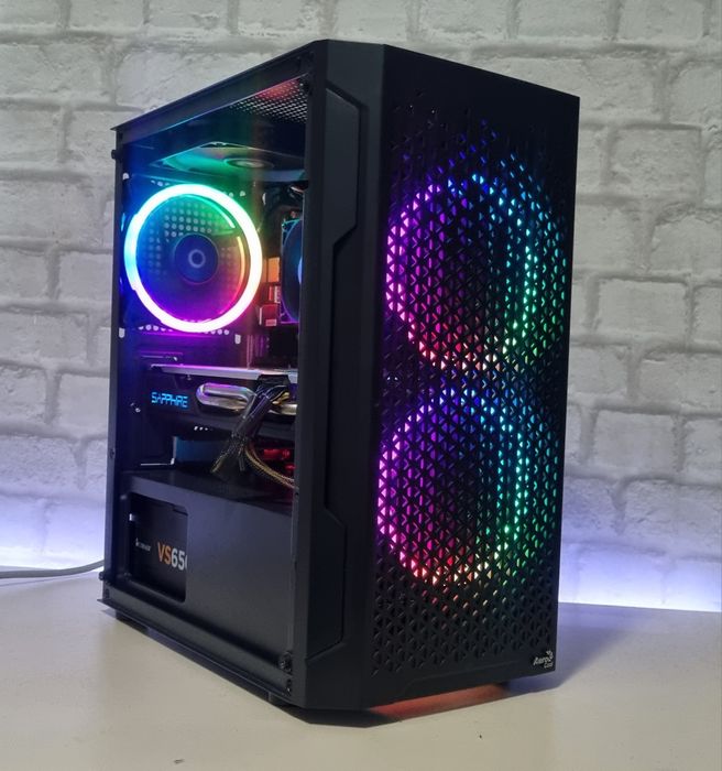 Unitate PC Gaming: Ryzen 5 3600/16GB RAM/RX 580 8GB/256SSD/1TB HDD/rgb