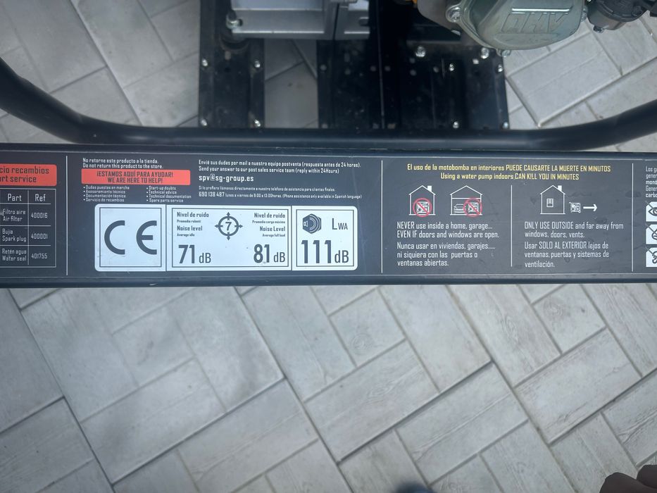 Motopompă industrială