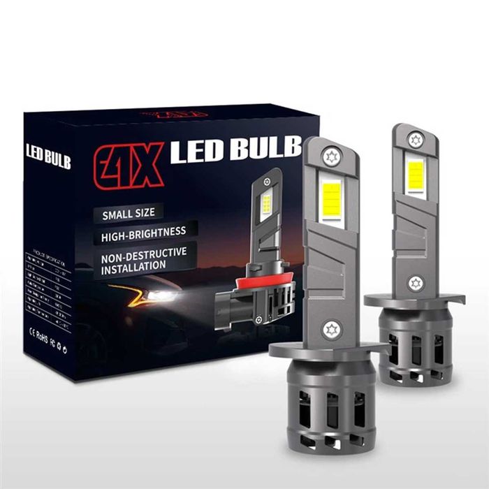 LED Диодни крушки за фарове- H1, DC9-18V, 10600LM, 6500K.