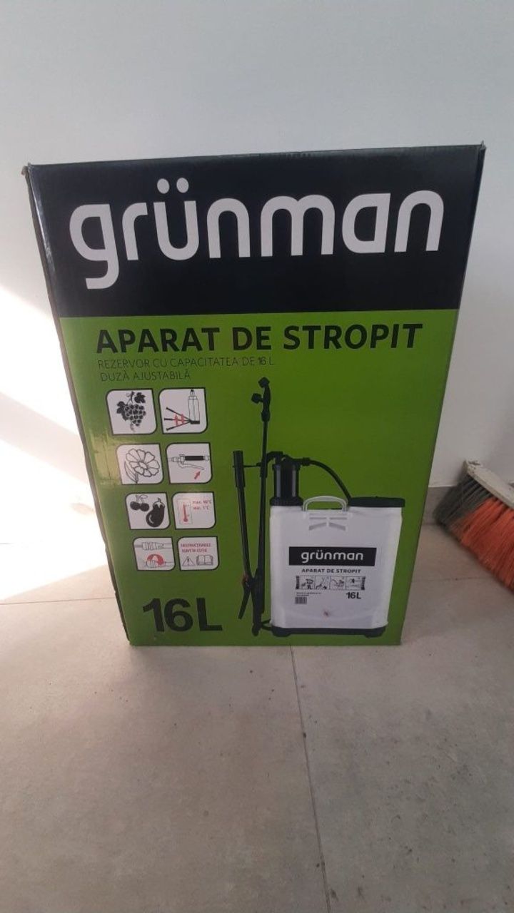 Aparat de stropit nou marca Grudman 16L