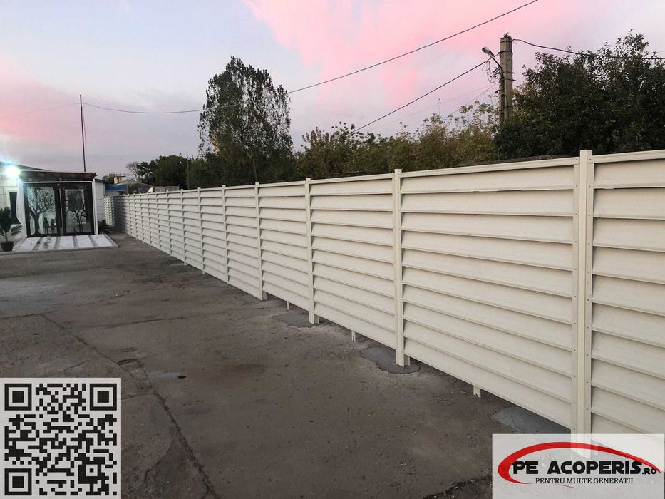 Modele gard - model poarta - modele gard si porti tip jaluzea 0.60 mm