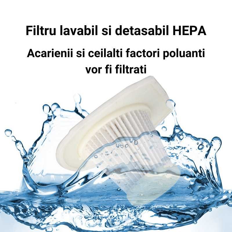 Aspirator Auto, 4 in 1, Compresor Anvelope,Manometru,Lanterna,110W,12V