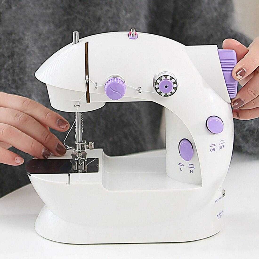 Портативная мини швейная машинка. Mini sewing machine.