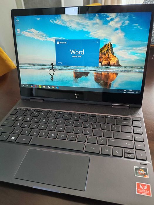 Laptop 2in1 (e si tableta) HP ENVY x360 - windows, office+baterie noua