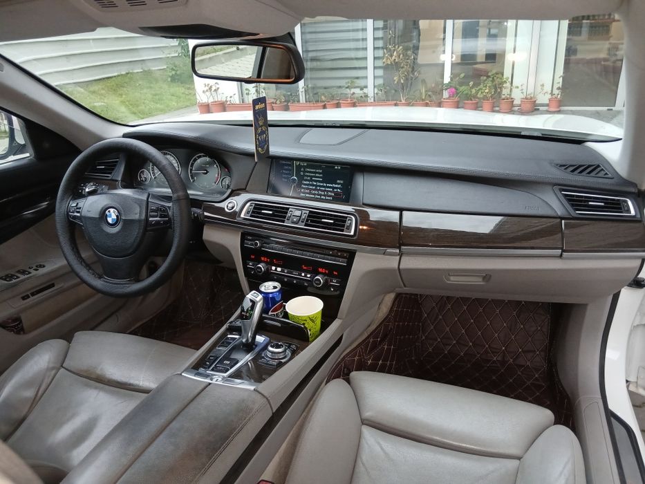 BMW 730D 2010 3.0D Alb Perlat Euro 5 Impecabil