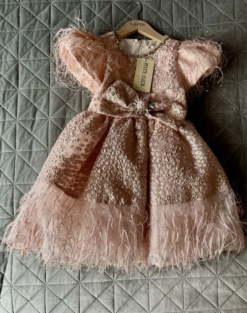 Pettie Fleur детска рокля/ нова размер 116/122см