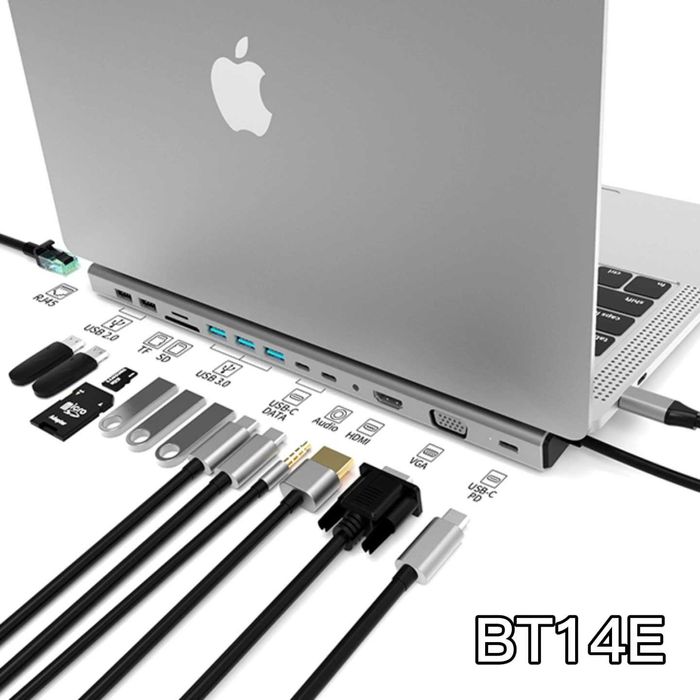 Адаптер 11-в-1 док-станция USB C Hub