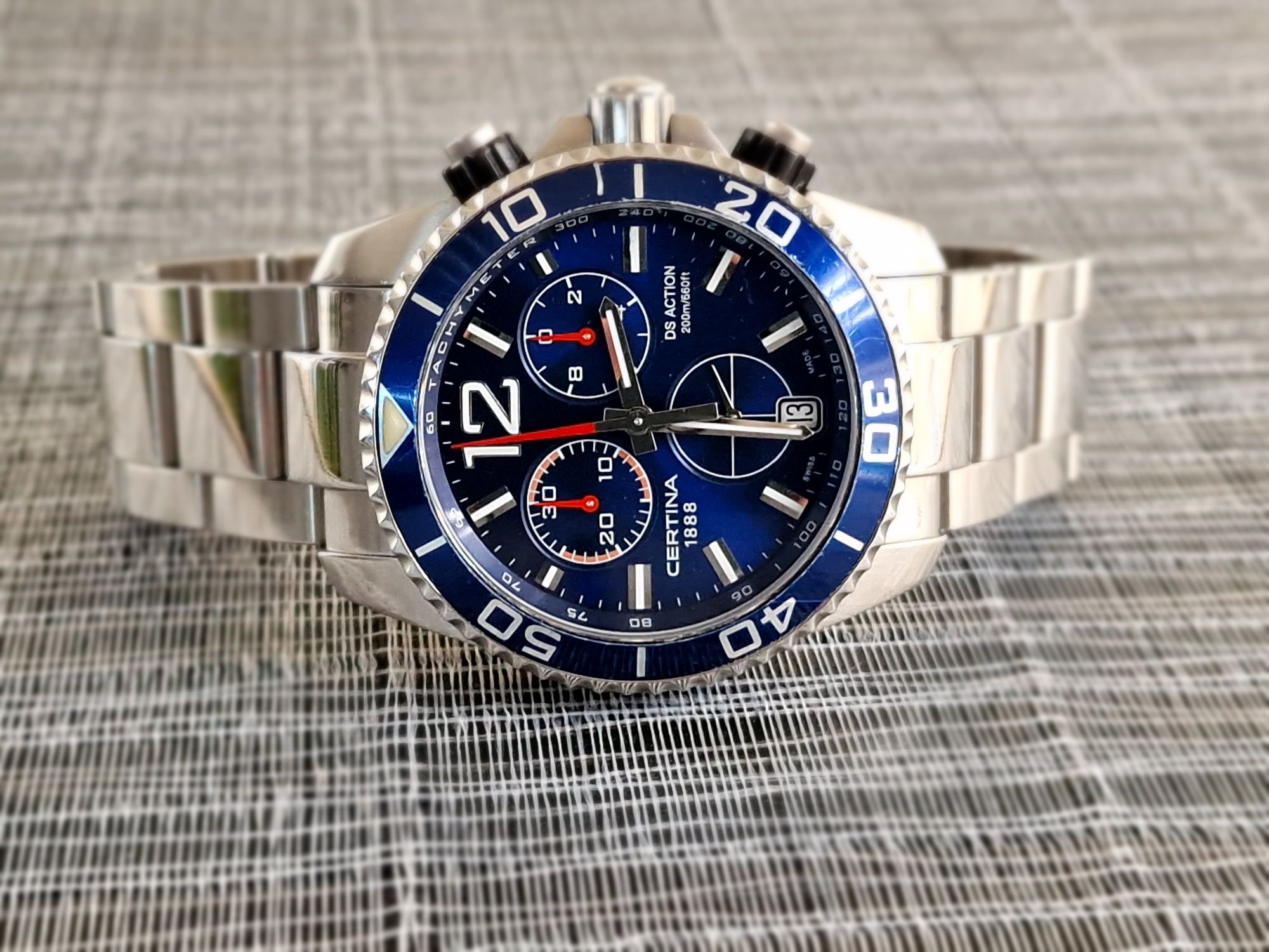 Часовник Certina DS Action chronograph blue