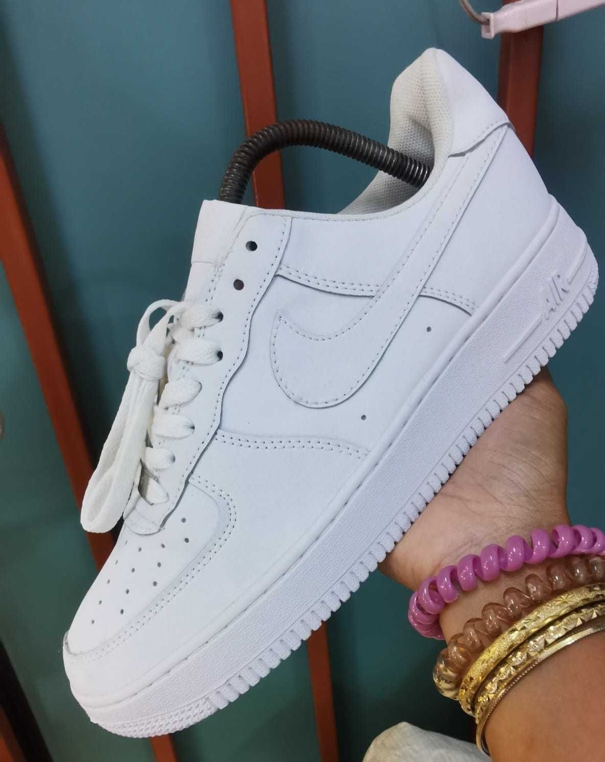 Adidasi Nike AirForce 1 Premium Low White