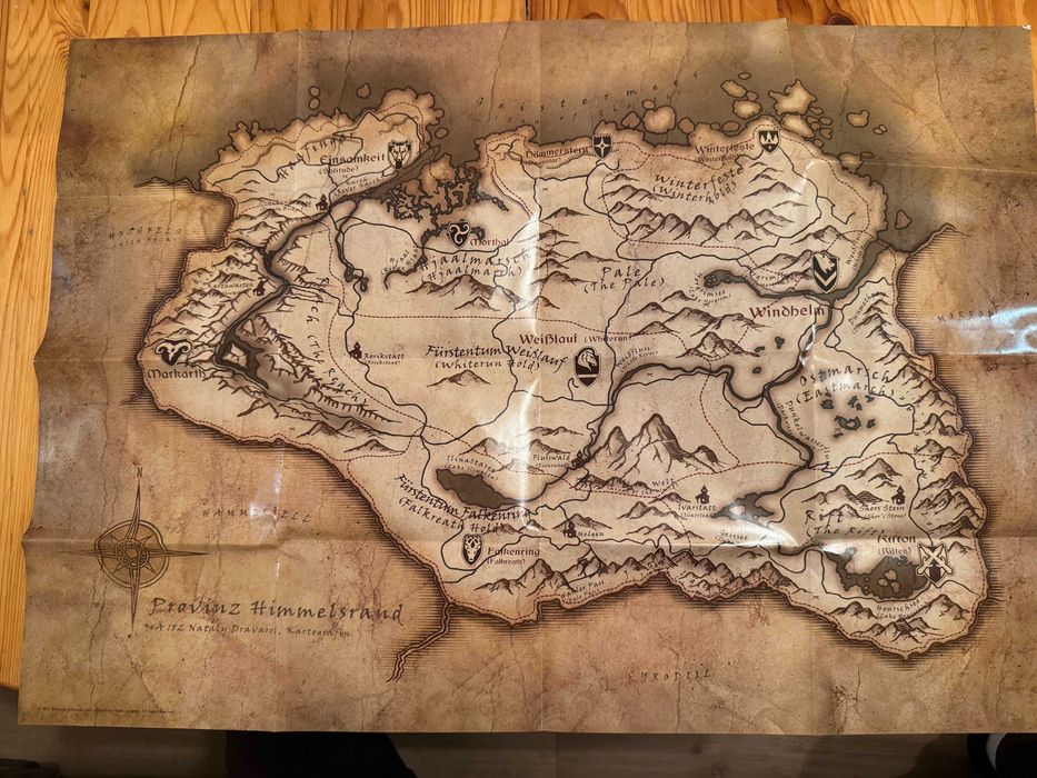 The Elder Scrolls V: Skyrim (PC DVD) · Кутия + диск + карта