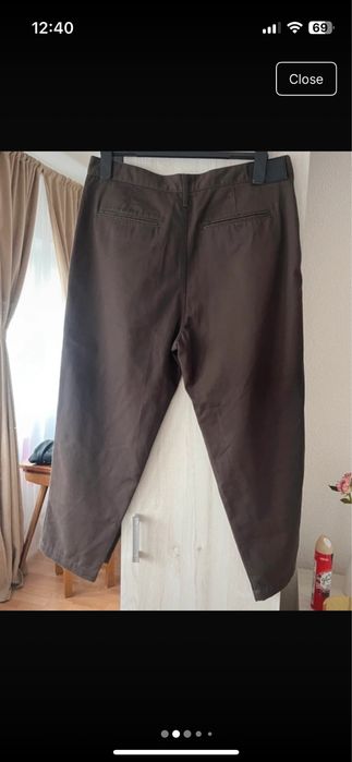Pantaloni Pull&Bear, Croiala Lejera, Maro