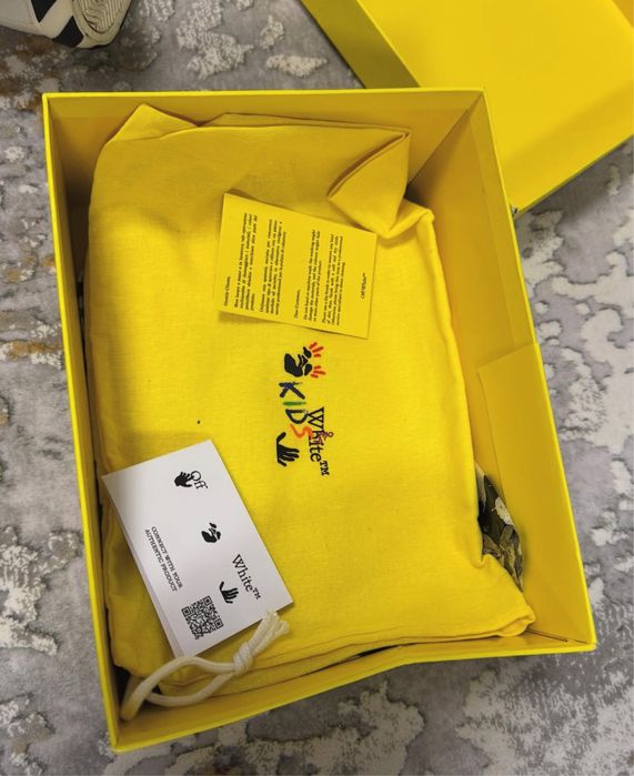 Off-White Vulcanized Mid-Top Kids