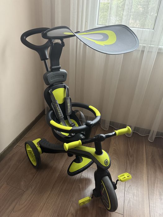 Детска триколка Globber Trike Explorer 4 в 1, Зелен
