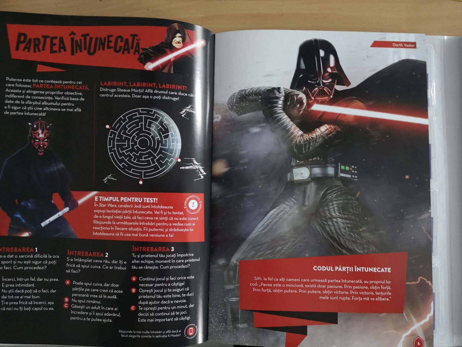 Album star wars Kaufland sigilat cu sau fără cartonase holografice si