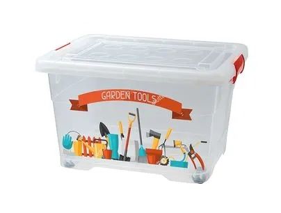 Cutie depozitare cu roti,  capacitate 35L , dimensiune  47,5 x 63 x 40