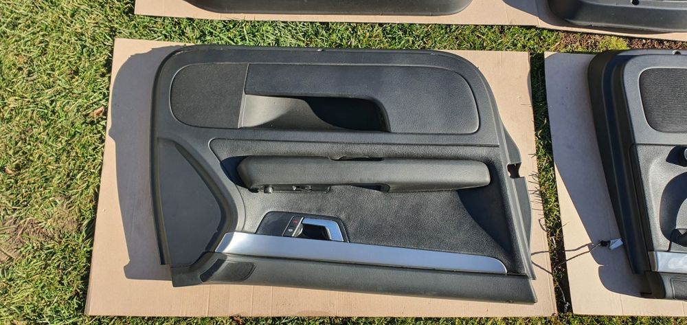 Fete usi piele cu perdelute audi a4 b7 audi a4 b6 2001 - 2008