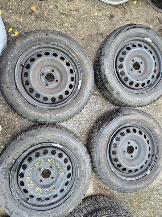 4бр стоманени джанти за Дачия докер/ 6ж Х15/ ет 40/ 4Х 100/
