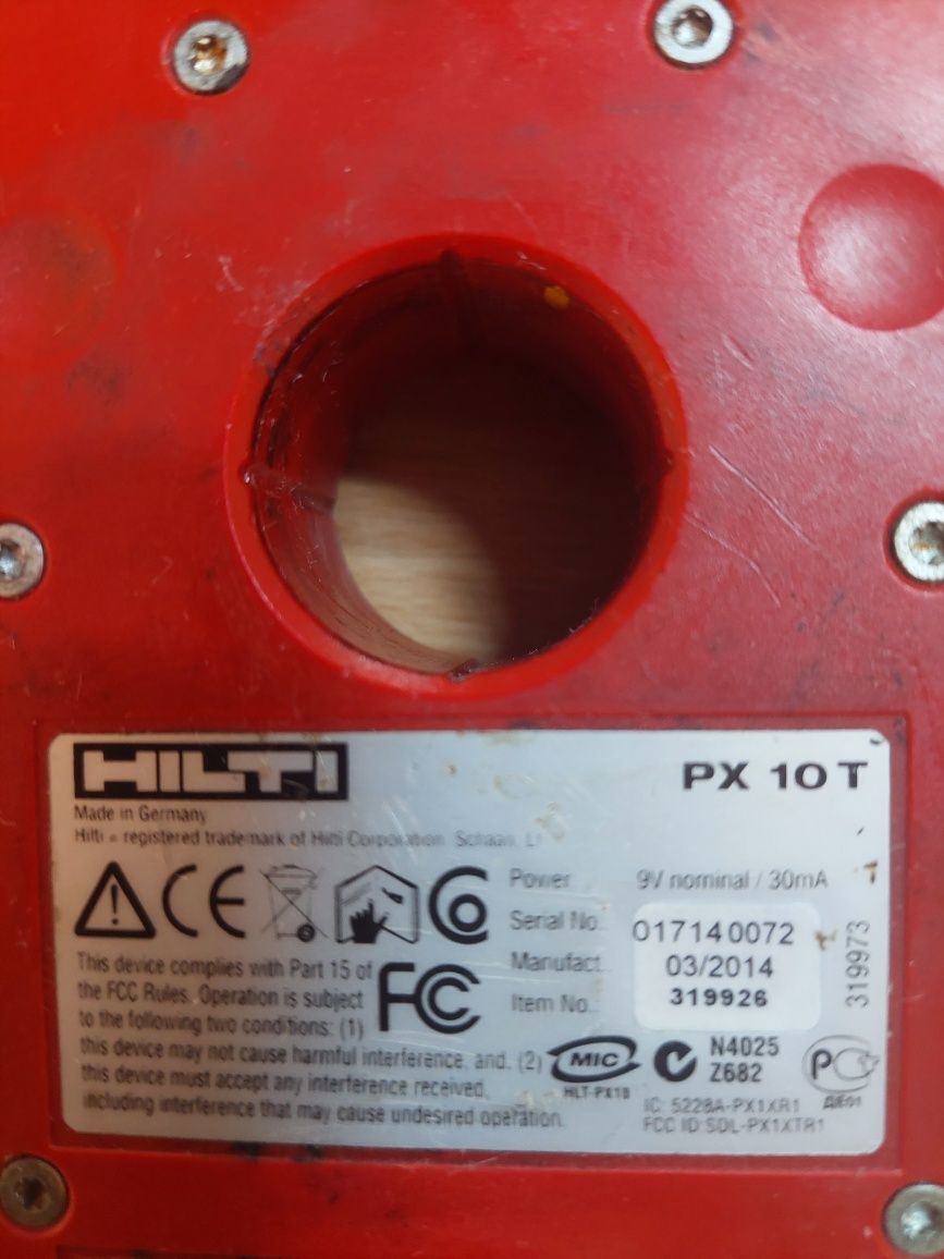 Vand Hilti PX10 Transpointer marcheaza punct intrare si iesire burghiu