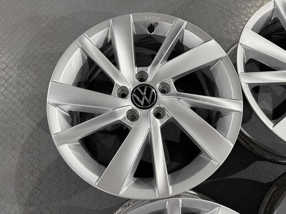 4бр. КАТО НОВИ ОРИГИНАЛНИ 17” ДЖАНТИ 5x112 за -VW/VAG- 6,5Jx17H2, ET46