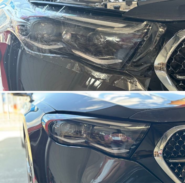 Polish faruri folie PPF faruri reconditionare faruri