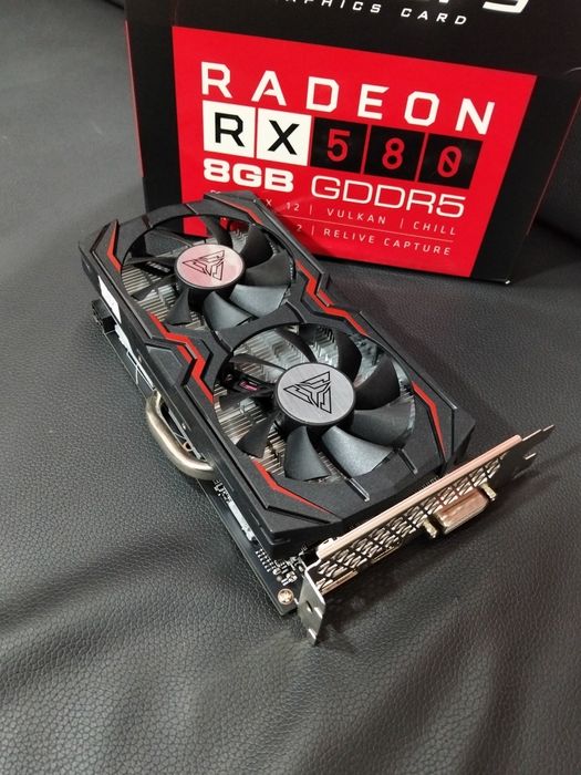 RX580 8 gb vediokarta sotiladi zo'r holatda aybi yoq karopka dok