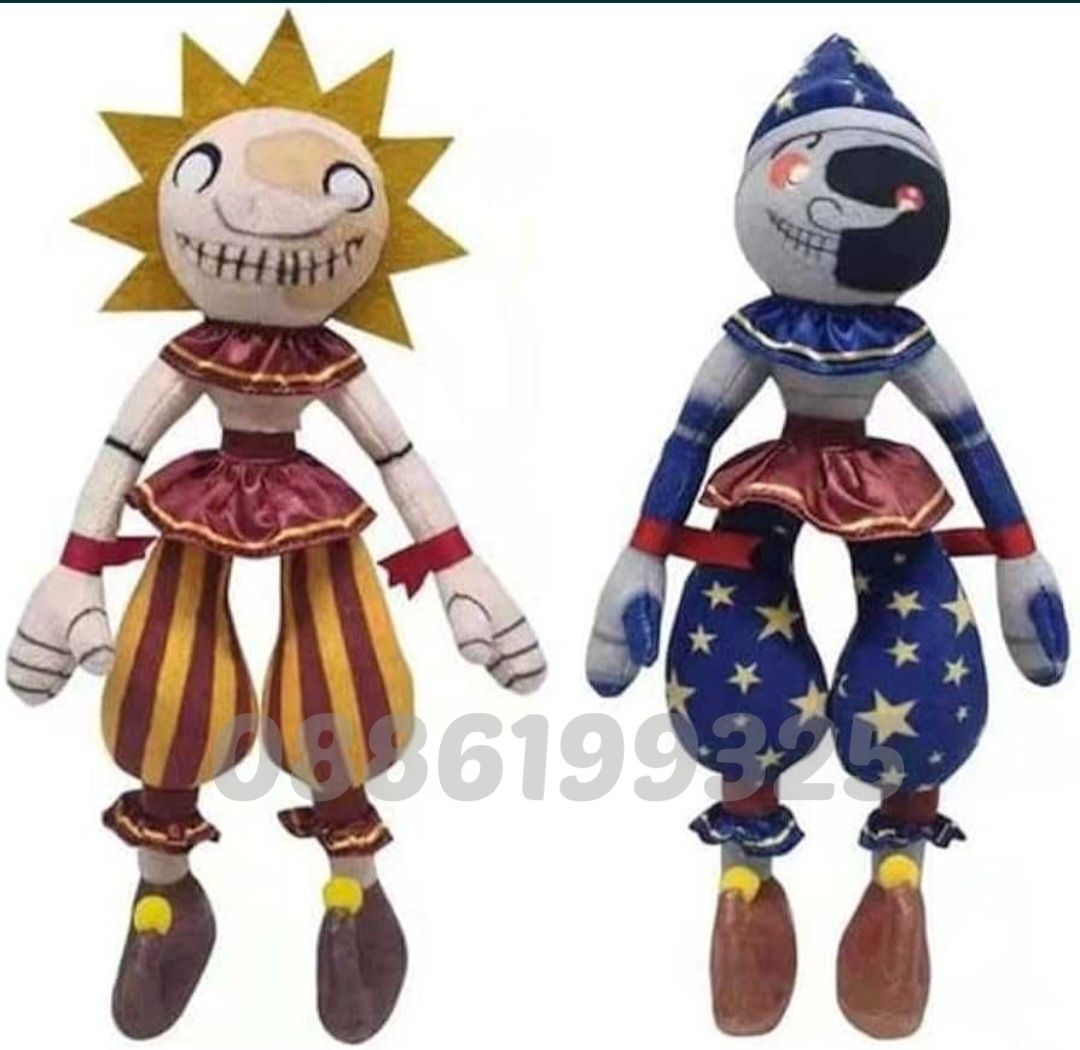Плюшени играчки FNAF Sundrop and Moondrop Five Nights at Freddy's