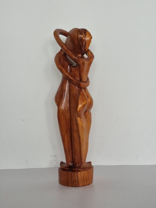 Sculptură abstracta din lemn "Everlasting Love"