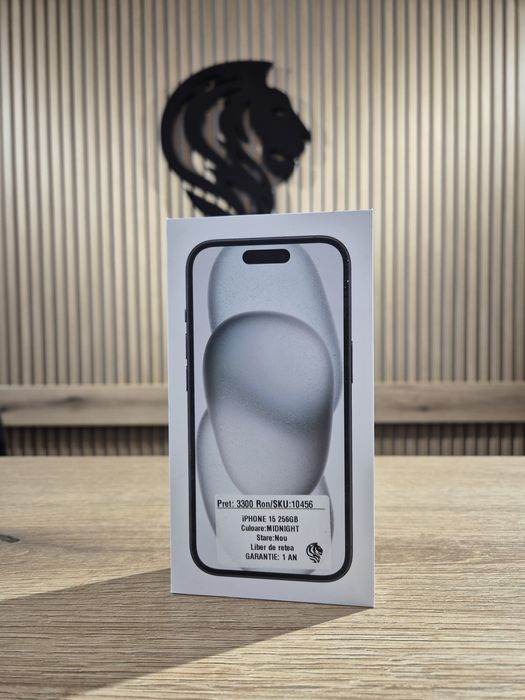 iPhone 15 256gb Black Neverlocked/Fact+Garantie