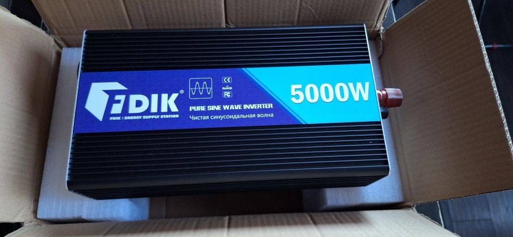 Инвертор 12V пълна синусоида 5000W