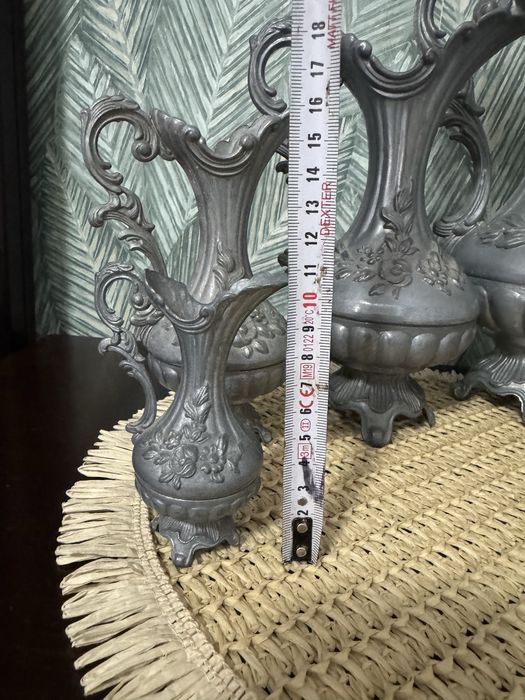 Set Vaze Peltrato cu picior, formată din 4 piese,PRET FIX