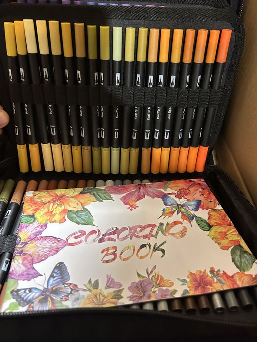 Set 158 markere cu 2 varfuri