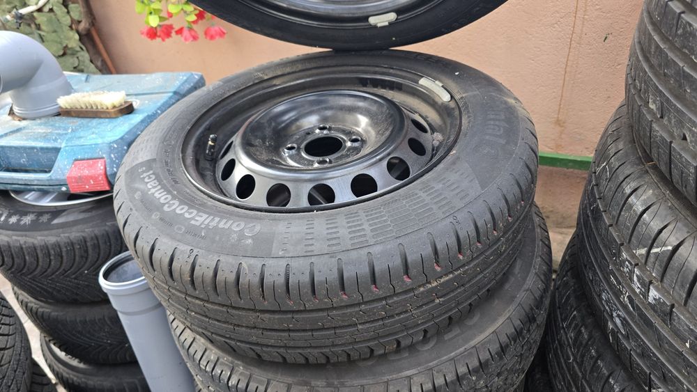 Roata rezerva logan 4x100 Anvelopa 185 65 r15 sandero dacia