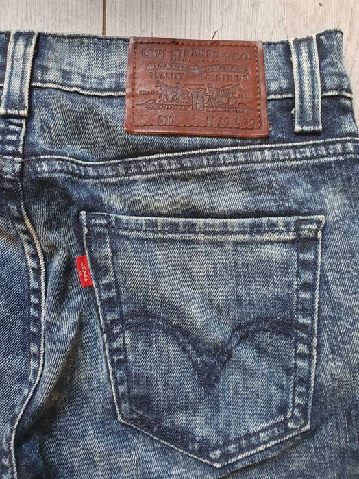 Blugi barbati LEVI'S 510 SKINNY Acid Wash - Marimea W30 L30