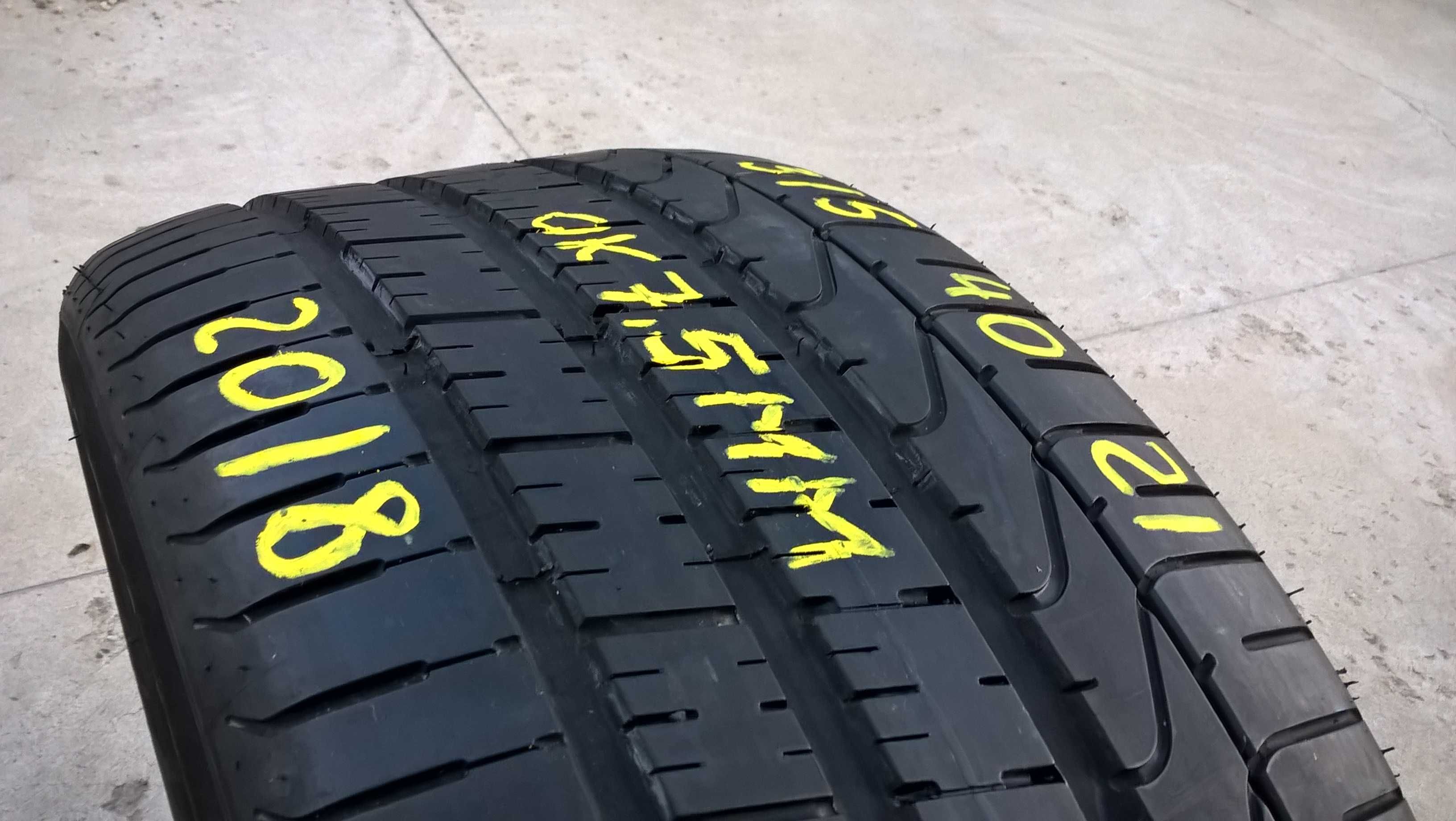 O anvelopa de vara 315 40 21 pirelli p zero MO profil 7,5 mm