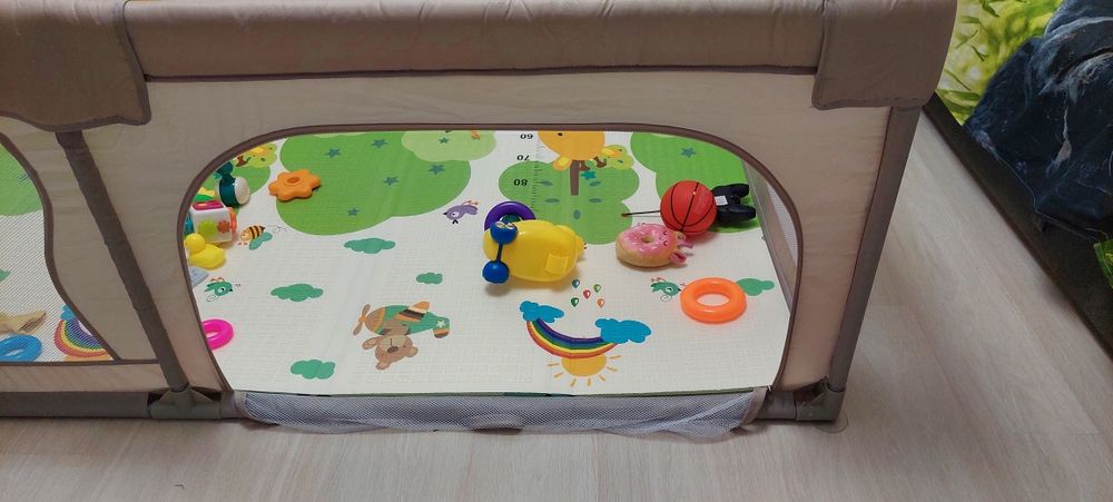 Tarc de joaca copii  Lionelo Willow XL dimensiune 200 x 180