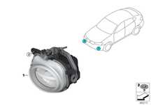 BMW X3 F25 X4 F26 X5 F15 F20 X6 F16 F30 F33 HALOGEN LED Proiectoare