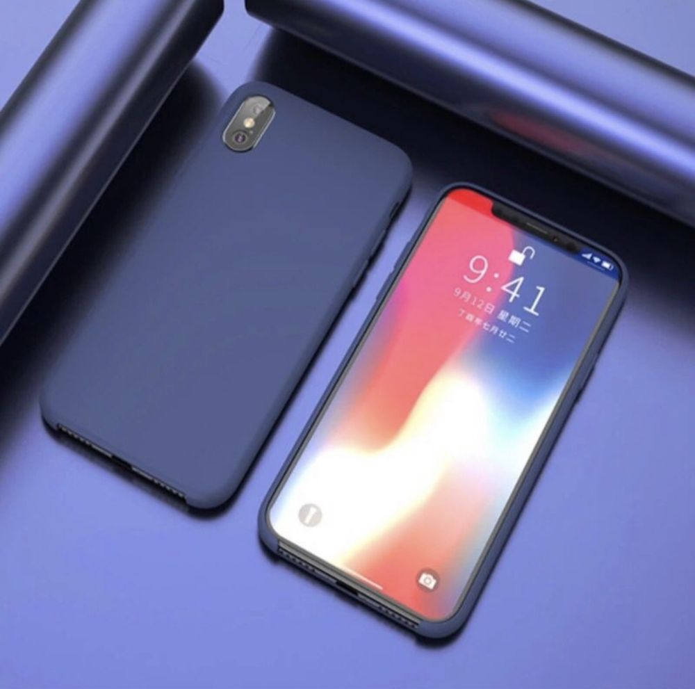 Iphone Xs Max/XR - Husa Guardin Case Din Silicon Interior Catifea