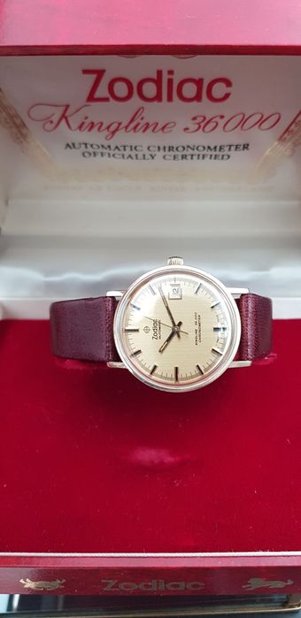 Ceas de aur Zodiac Kingline 36.000 chronometer